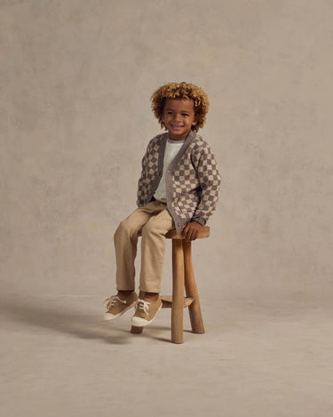 Rylee + Cru Cardigan, Heathered Check